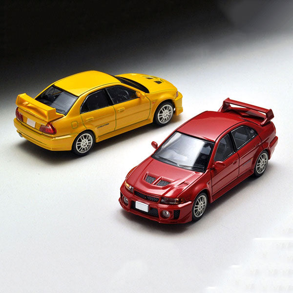 TLV-N187b Lancer GSR Evolution V Red Yellow Tomytec Diecast Car Model