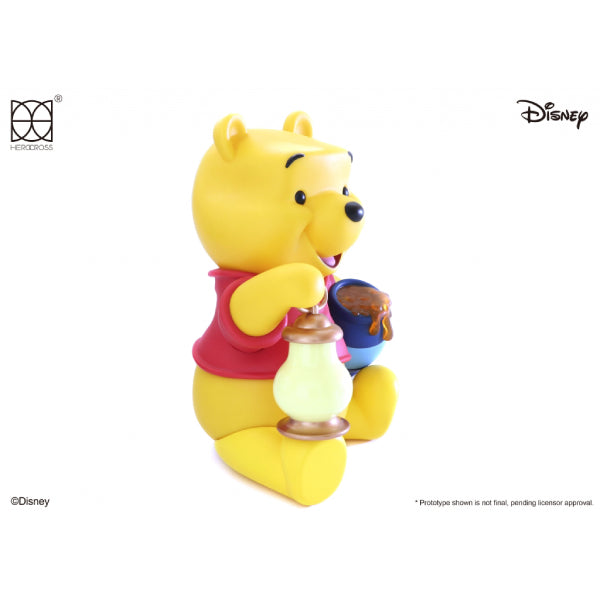 Herocross Disney HVS#026 12" Vinyl Winnie the Pooh with Lantern 小熊維尼