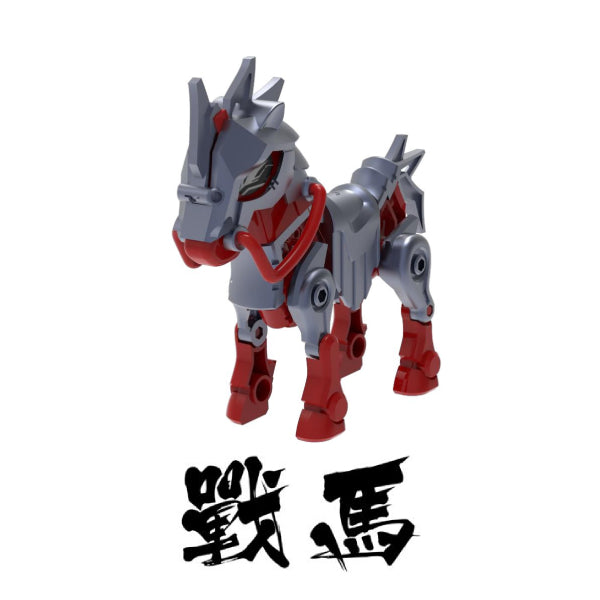 三國戰匣 組裝可動模型 盲盒 (一盒8個)