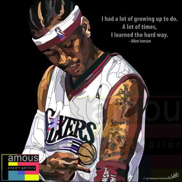 Drawing (Allen Iverson - Black)