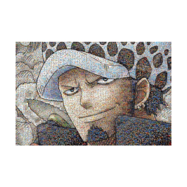 One Piece No.1000-584 One Piece Mosaic Art [Law] (Jigsaw Puzzles)