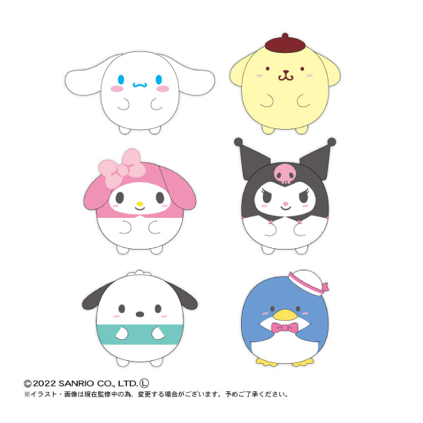 Sanrio 角色胖胖公仔掛飾 (1套6款)