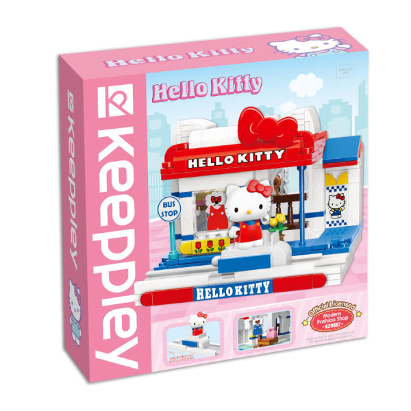 Qman Hello Kitty 摩登時裝店造型積木