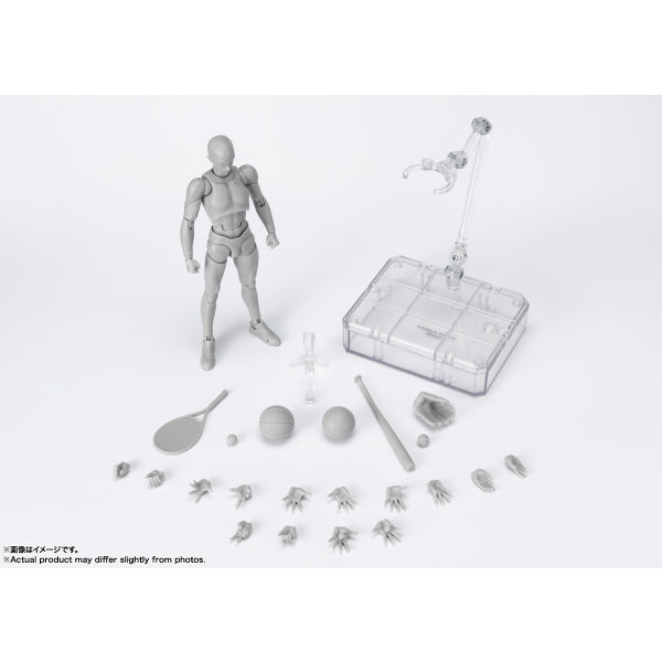 ​[SHF] 素體君 [男] -運動版- DX套裝 (灰色Ver.)​