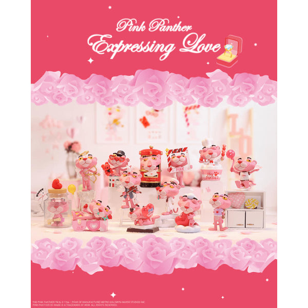 POP MART - 粉紅豹表白系列迷你公仔擺設