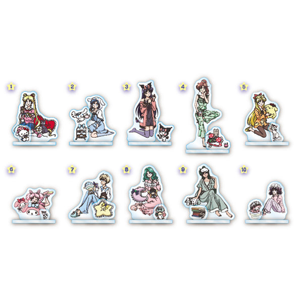 美少女戰士 X Sanrio 亞加力立牌 (一套10包)