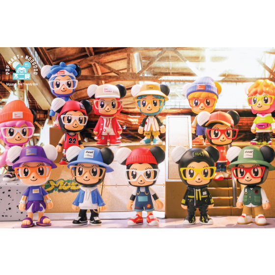 POP MART - 鼠小小潮流世代 STAYREAL 迷你公仔擺設