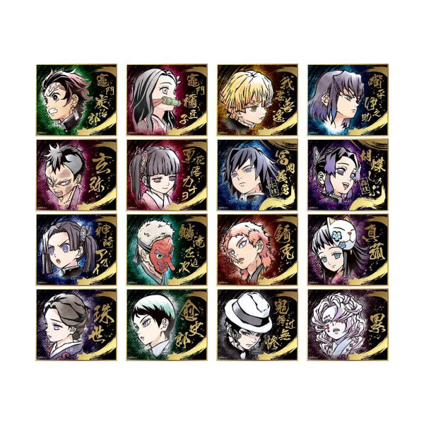 鬼滅之刃 Demon Slayer 視覺系 Shikishi 色紙系列 (1盒16包)