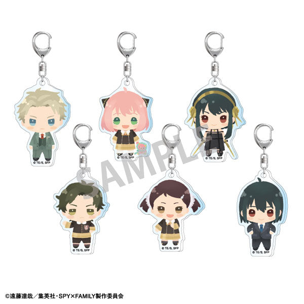 間諜家家酒 Chimakko 亞加力鎖匙扣 (一套6款)