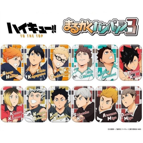 《排球少年》Marukaku 襟章系列 Vol.3 (一套12款)