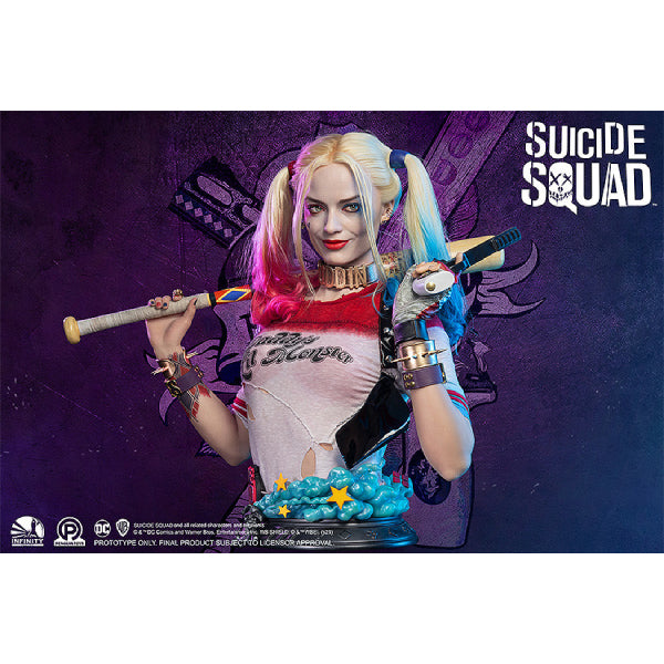 nfinity Studio X Penguin Toys: DC Series Life Size Bust Suicide Squad Harley Quinn