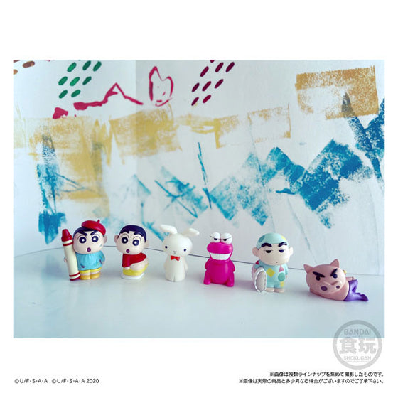蠟筆小新好友系列迷你食玩盒蛋模型 (一套8款)