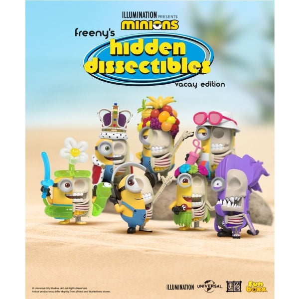 Mighty Jaxx [半解剖系列] MINIONS 迷你兵團 01 - 海邊假期 (一盒6款)