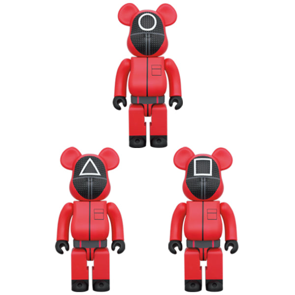 BE@RBRICK 魷魚遊戲 守衛 1000% (○ / △ / □)
