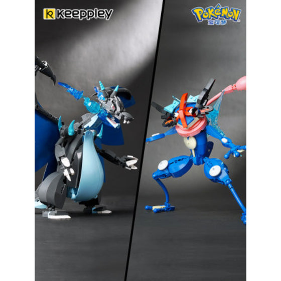 Qman 寵物小精靈 寶可夢 (小智的甲賀忍蛙 / 超級噴火龍X)