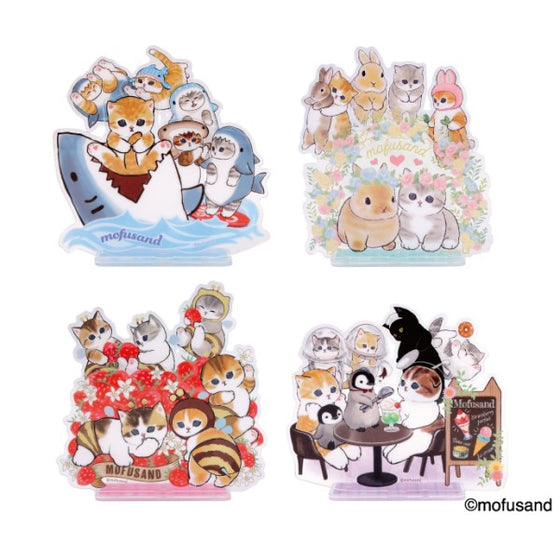 mofusand 2WAY 亞加力立牌 (Samenyan / Usanyan / Hachinyan / Nyanko Sweets)
