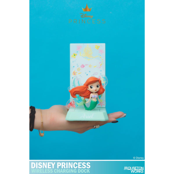 迪士尼公主系列 小夜燈無線充電座