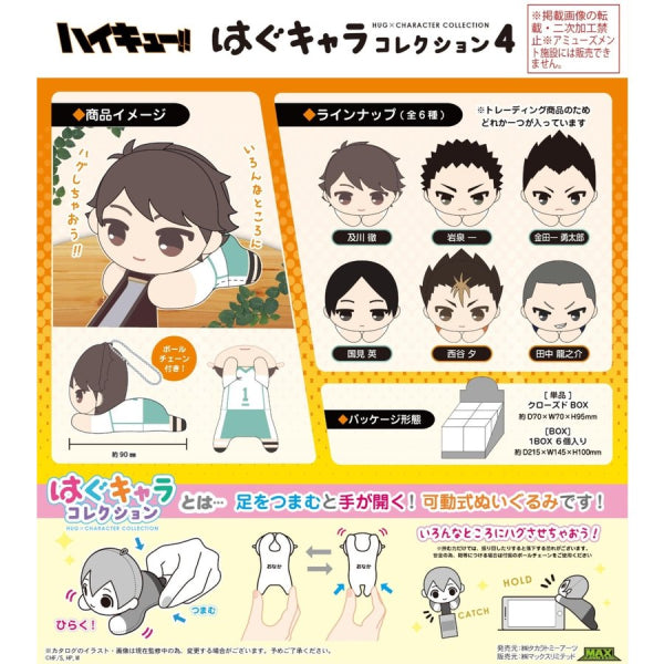 排球少年!! 角色擁抱公仔 COLLECTION 4 (1套6款)
