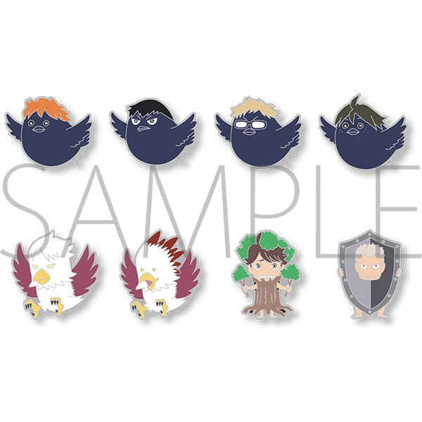 排球少年 胸針系列 (縣預選選手 (一套8款) / 春高選手 (一套10款))