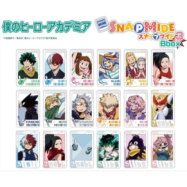 我的英雄學院 - SNAPMIDE 3 B BOX (一盒16包)