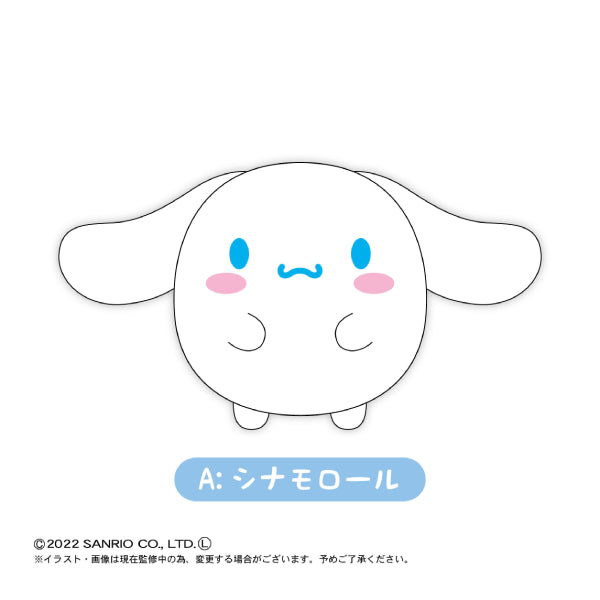 Sanrio 角色胖胖公仔掛飾 (1套6款)