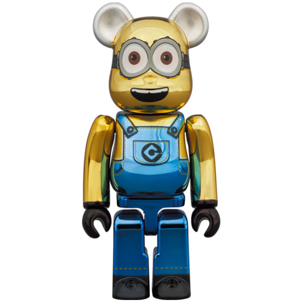 BE@RBRICK DAVE CHROME Ver. 100％ & 400％ 套裝