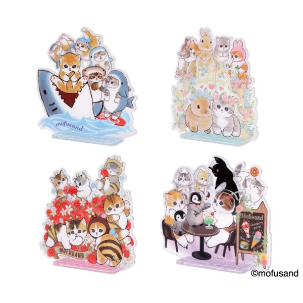 mofusand 2WAY 亞加力立牌 (Samenyan / Usanyan / Hachinyan / Nyanko Sweets)