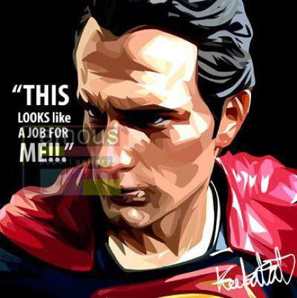 Drawing (Superman This look like)
