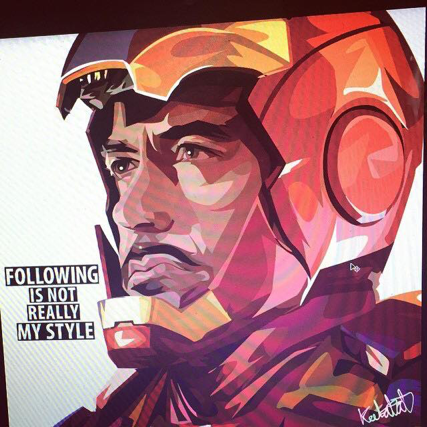 Drawing (Tony Stark Following)
