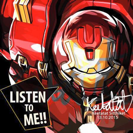 Pop Art家居牆身裝飾海報藝術掛畫-Marvel Hulkbuster