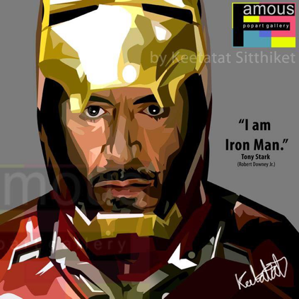 Drawing (Tony Stark - Grey)