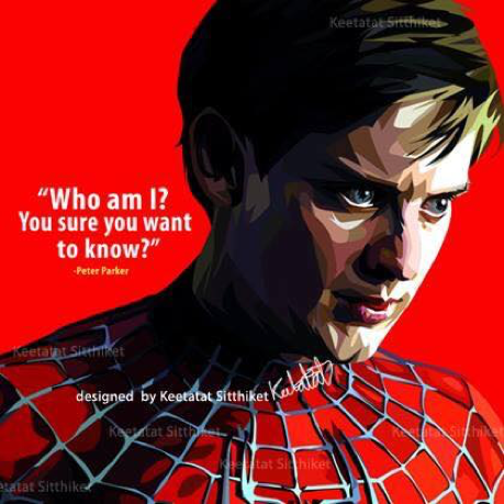Drawing (Peter Parker Who Am I)