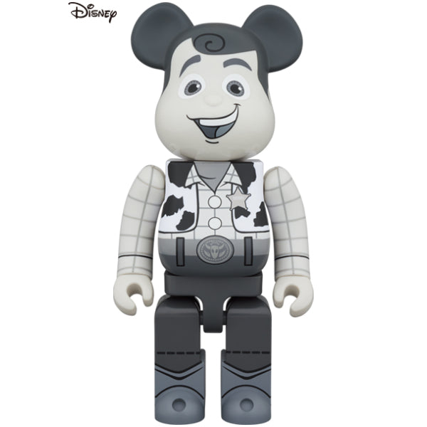 BE@RBRICK 胡迪 黑白 Ver. 1000％