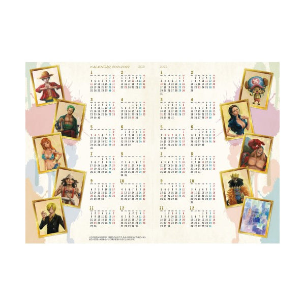 2021年 行事曆 SCHEDULE BOOK - 海賊王 EDF-15