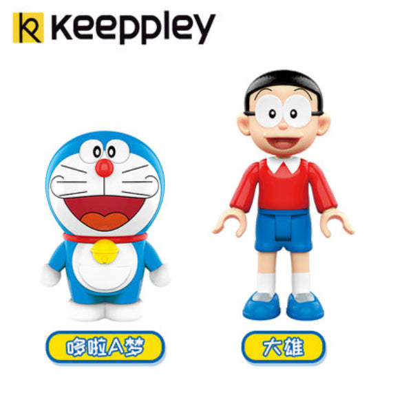 Qman 積木 多啦A夢 大雄房間