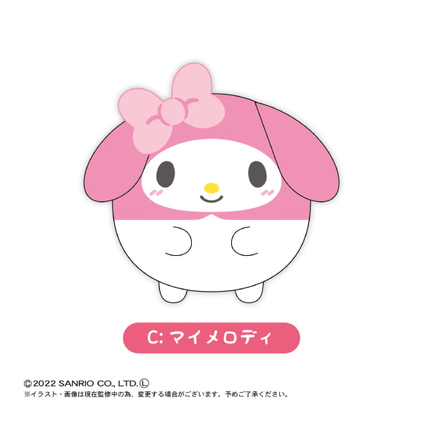 Sanrio 角色胖胖公仔掛飾 (1套6款)