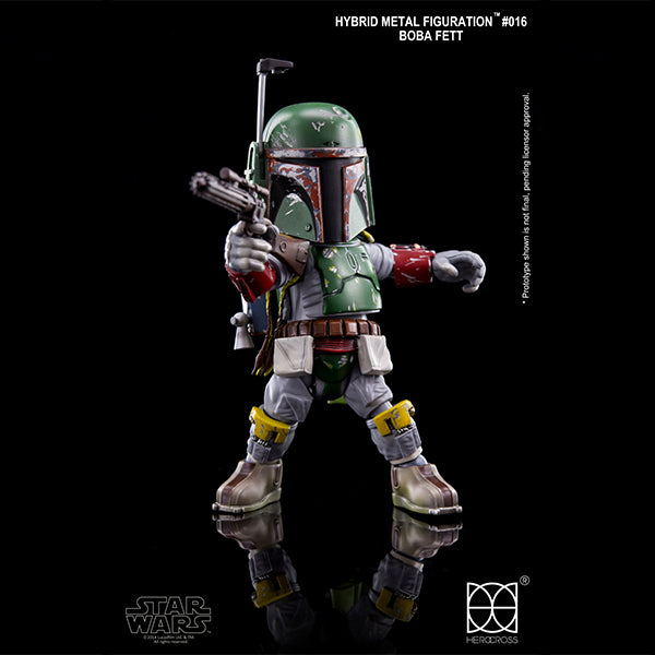 HMF#016 Boba Fett_Mini Figure_Herocross - Up-Next