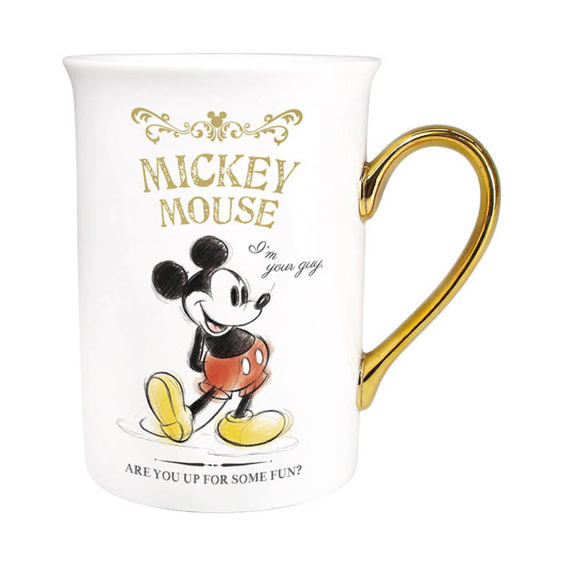 Disney Gold Mug Elegant Tea Coffee Cup Mickey Mouse 2018 A/W | Up-Next HK Online Store