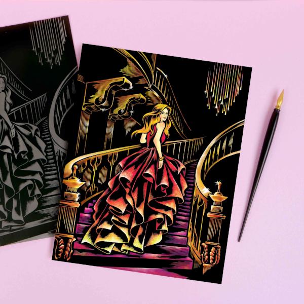 Scratch Coloring Kids -Beautiful Lady_Art, Fun :)_LAGO - Up-Next