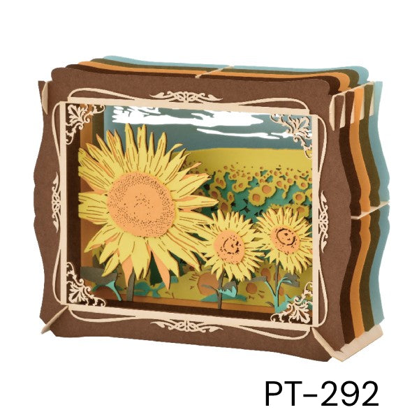 紙劇場 (PT-290 櫻花 Sakura / PT-291 大波斯菊 Cosmos / PT-292 向日葵 Himawari)