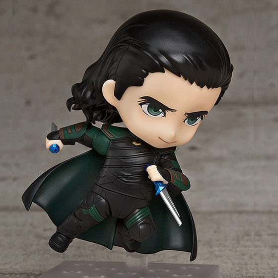 866-DX Nendoroid Marvel Loki Ragnarok Action Figure with Armor Knive Fight