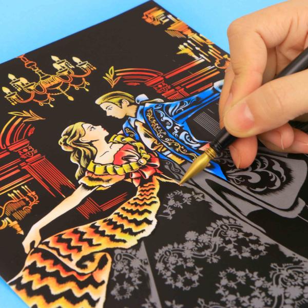 Scratch Coloring Kids -Beautiful Lady_Art, Fun :)_LAGO - Up-Next