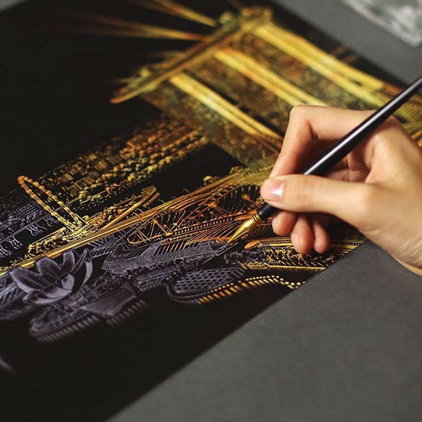 Scratch Night View - Singapore_Art, Fun :)_LAGO - Up-Next