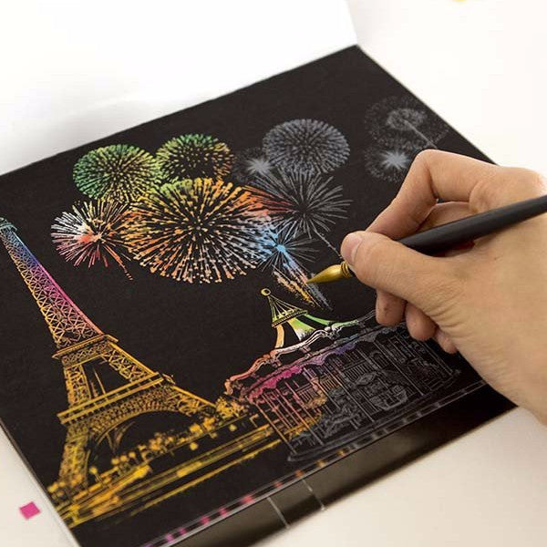 Scratch Coloring - Night View Fireworks_Art, Fun :)_LAGO - Up-Next