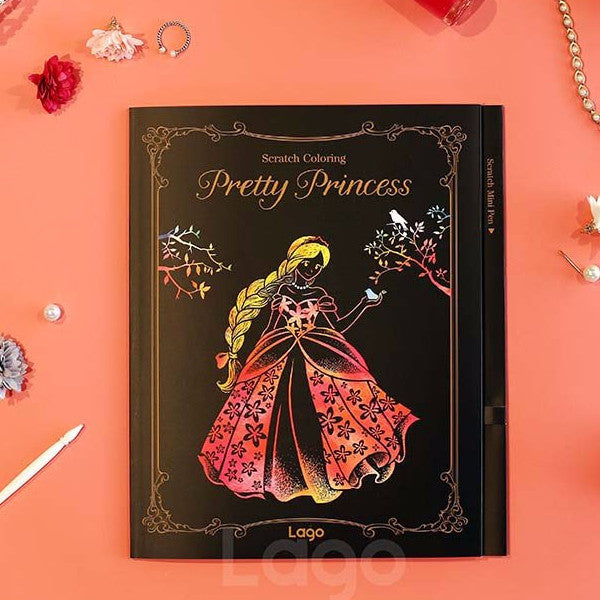 Scratch Coloring Kids - Pretty Princess_Art, Fun :)_LAGO - Up-Next