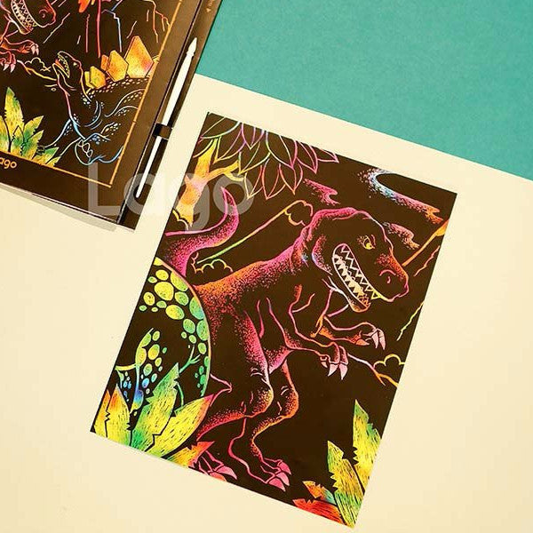 Scratch Coloring Kids - Dinosaur_Art, Fun :)_LAGO - Up-Next