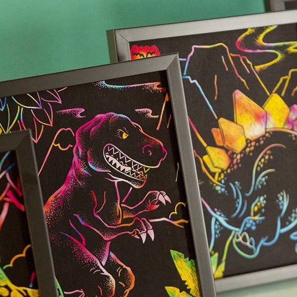 Scratch Coloring Kids - Dinosaur_Art, Fun :)_LAGO - Up-Next