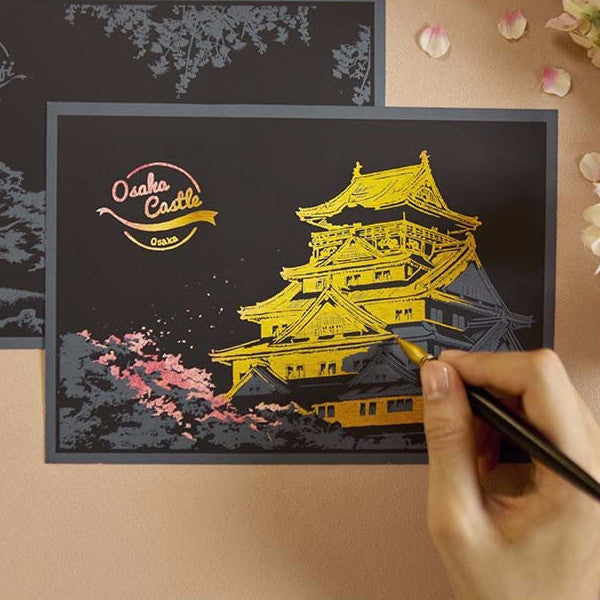 Scratch Postcard - Cherry Blossom_Art, Fun :)_LAGO - Up-Next