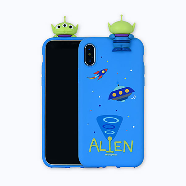 Alien Toy Story Disney mini Figure Protective Bumper Soft iphone Case Front Back