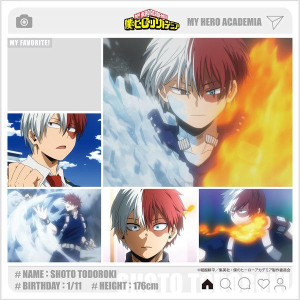 我的英雄學院 Instagram 風格亞加力架 Ver. 3